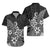 Polynesia Hawaiian Shirt Plumeria Black Curves LT7 - Polynesian Pride
