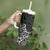 Hawaii Tumbler With Handle Plumeria Black Curves