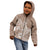 Polynesia Kid Hoodie Plumeria Beige Curves LT7 - Polynesian Pride