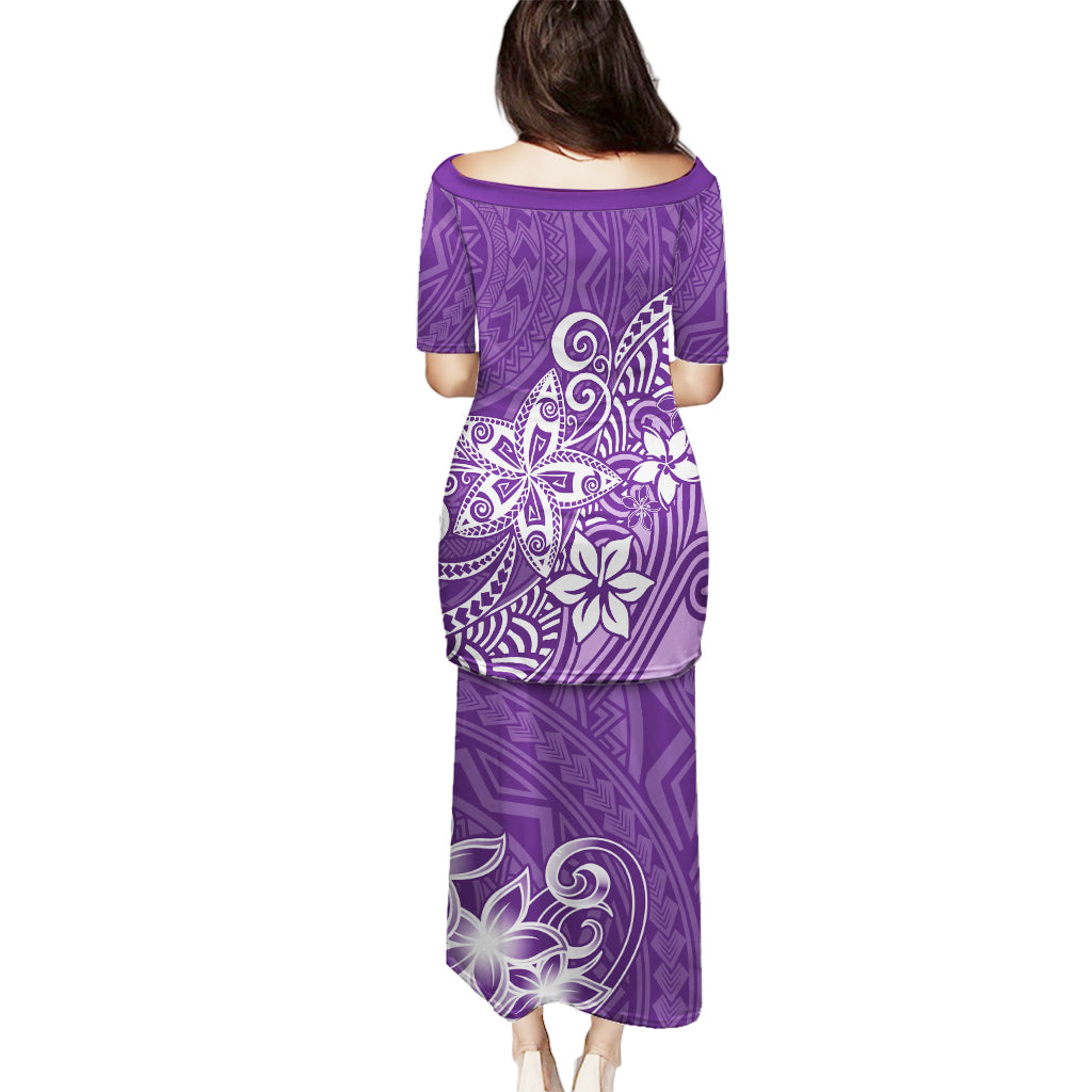 Polynesia Puletasi Plumeria Purple Curves LT7 - Polynesian Pride