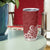 Hawaii Tumbler Cup Plumeria Red Curves