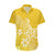 Polynesia Hawaiian Shirt Plumeria Yellow Curves LT7 Yellow - Polynesian Pride