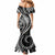 Polynesian Pride Mermaid Dress Turtle Hibiscus Luxury Style - Black LT7 - Polynesian Pride