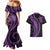 Polynesian Pride Couples Matching Mermaid Dress and Hawaiian Shirt Turtle Hibiscus Luxury Style - Lilac LT7 - Polynesian Pride