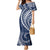 Polynesian Pride Mermaid Dress Turtle Hibiscus Luxury Style - Navy LT7 Women Navy - Polynesian Pride