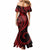 Polynesian Pride Mermaid Dress Turtle Hibiscus Luxury Style - Rose LT7 - Polynesian Pride