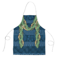 Hawai'i Paniolo Maile Twisted Lei Apron Cobalt Blue LT7 Cobalt Blue - Polynesian Pride