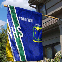 Personalised Fiji Natabua High School Garden Flag Kaviti Tapa Mix Colors Proud NHS LT7 - Polynesian Pride