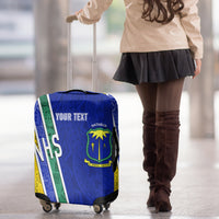 Personalised Fiji Natabua High School Luggage Cover Kaviti Tapa Mix Colors Proud NHS LT7 - Polynesian Pride