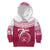 Personalised Fiji Adi Cakobau School Kid Hoodie ACS Old Girls Lotus Mix Masi LT7 Hoodie Crimson - Polynesian Pride