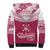 Personalised Fiji Adi Cakobau School Sherpa Hoodie ACS Old Girls Lotus Mix Masi LT7 - Polynesian Pride