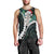 New Zealand Personalised Men Tank Top Meri Kirihimete Kowhaiwhai Mix Paua Shell - Emerald