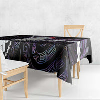 New Zealand Personalised Tablecloth Meri Kirihimete Kowhaiwhai Mix Paua Shell - Amethys LT7 - Polynesian Pride