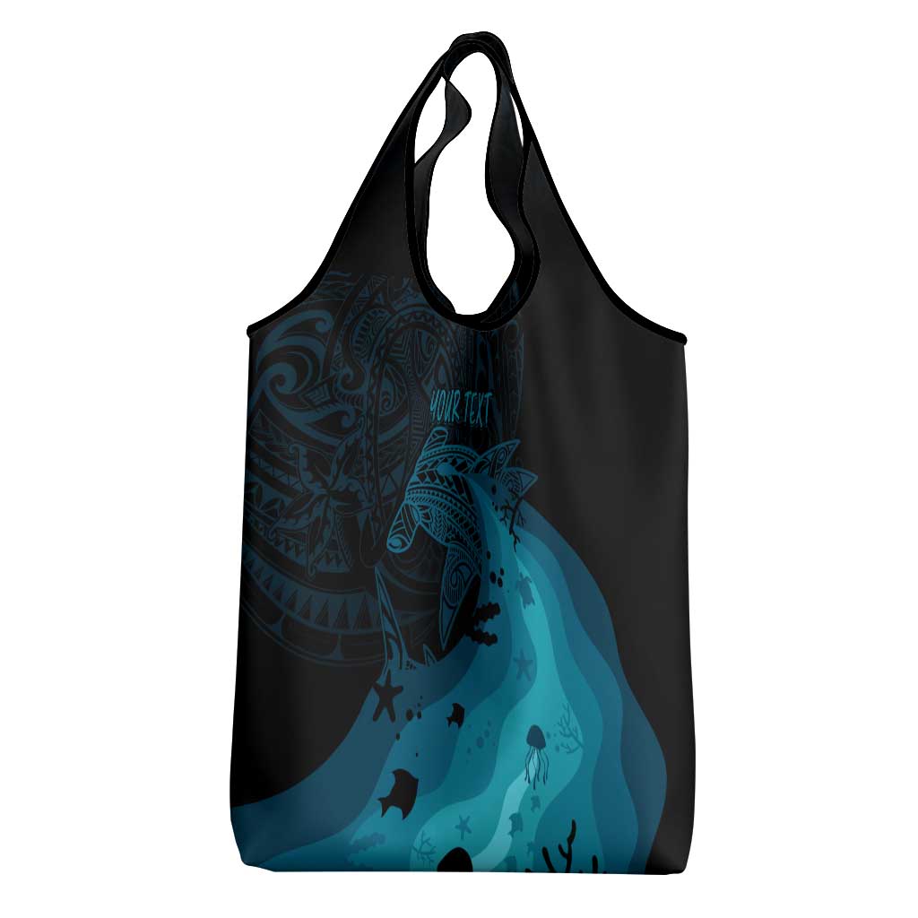 Polynesian Shark Grocery Bag Under The Waves LT7 - Polynesian Pride