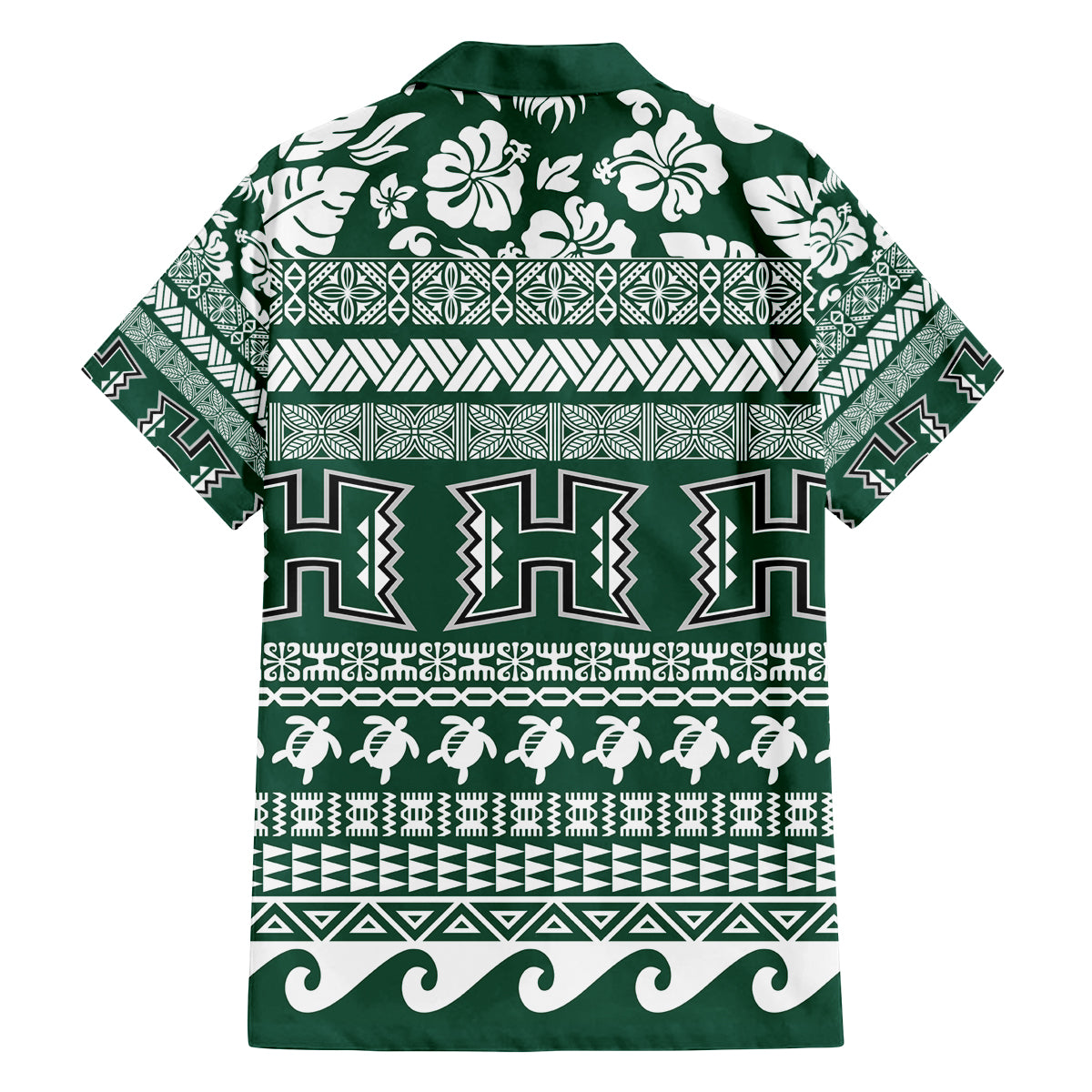 Hawaii Rainbow Warriors Christmas Family Matching Long Sleeve Bodycon Dress and Hawaiian Shirt Kakau Motifs LT7 - Polynesian Pride