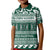 Hawaii Rainbow Warriors Christmas Kid Polo Shirt Kakau Motifs LT7 Kid Green - Polynesian Pride