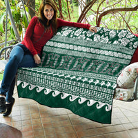 Hawaii Rainbow Warriors Christmas Quilt Kakau Motifs LT7 - Polynesian Pride