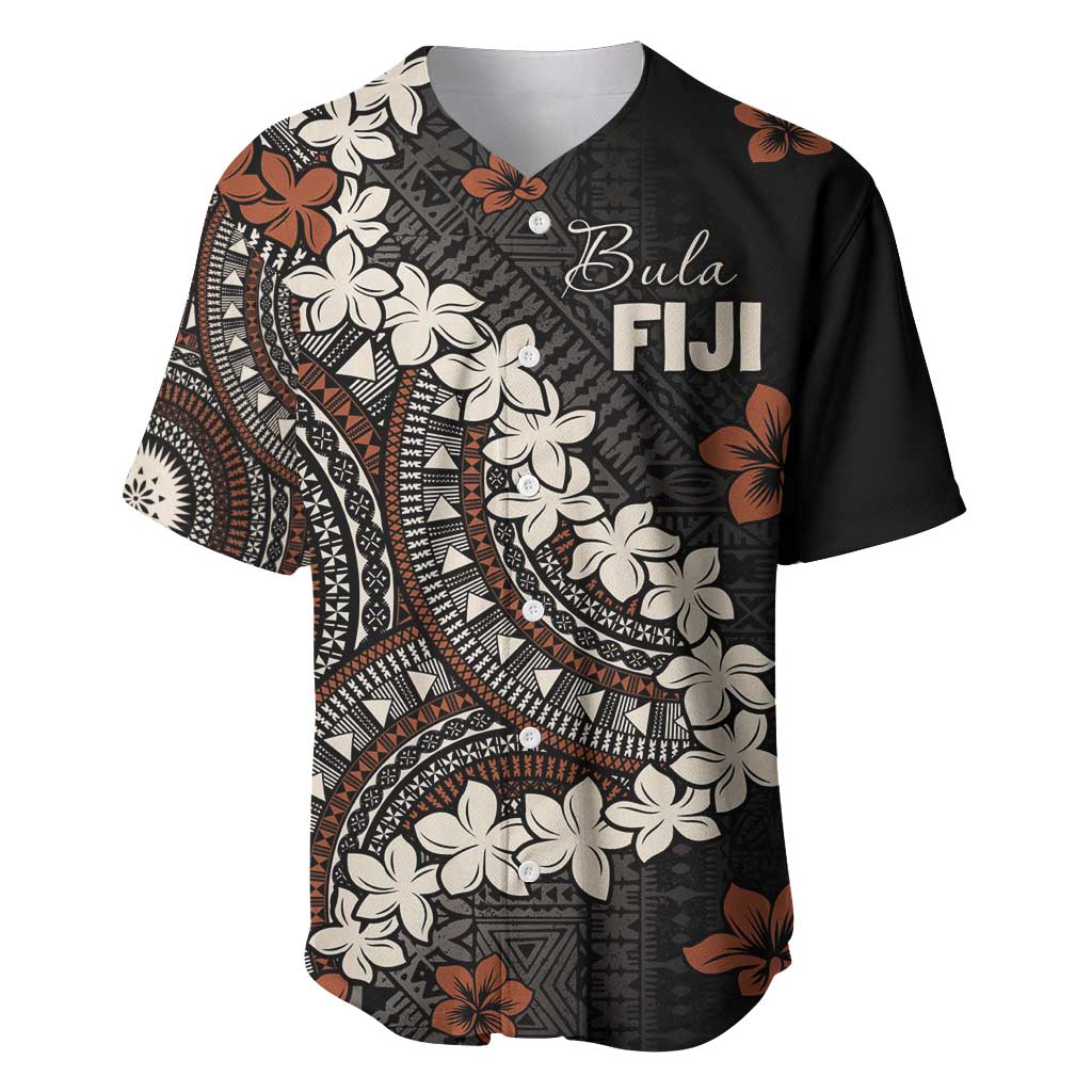 Bula Fiji Women's Day Baseball Jersey Classic Masi Tapa