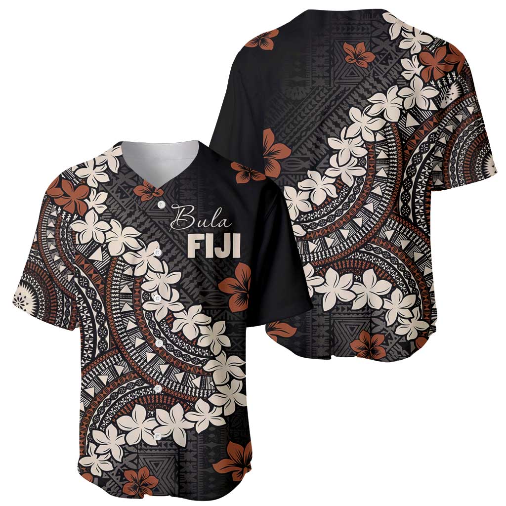 Bula Fiji Women's Day Baseball Jersey Classic Masi Tapa
