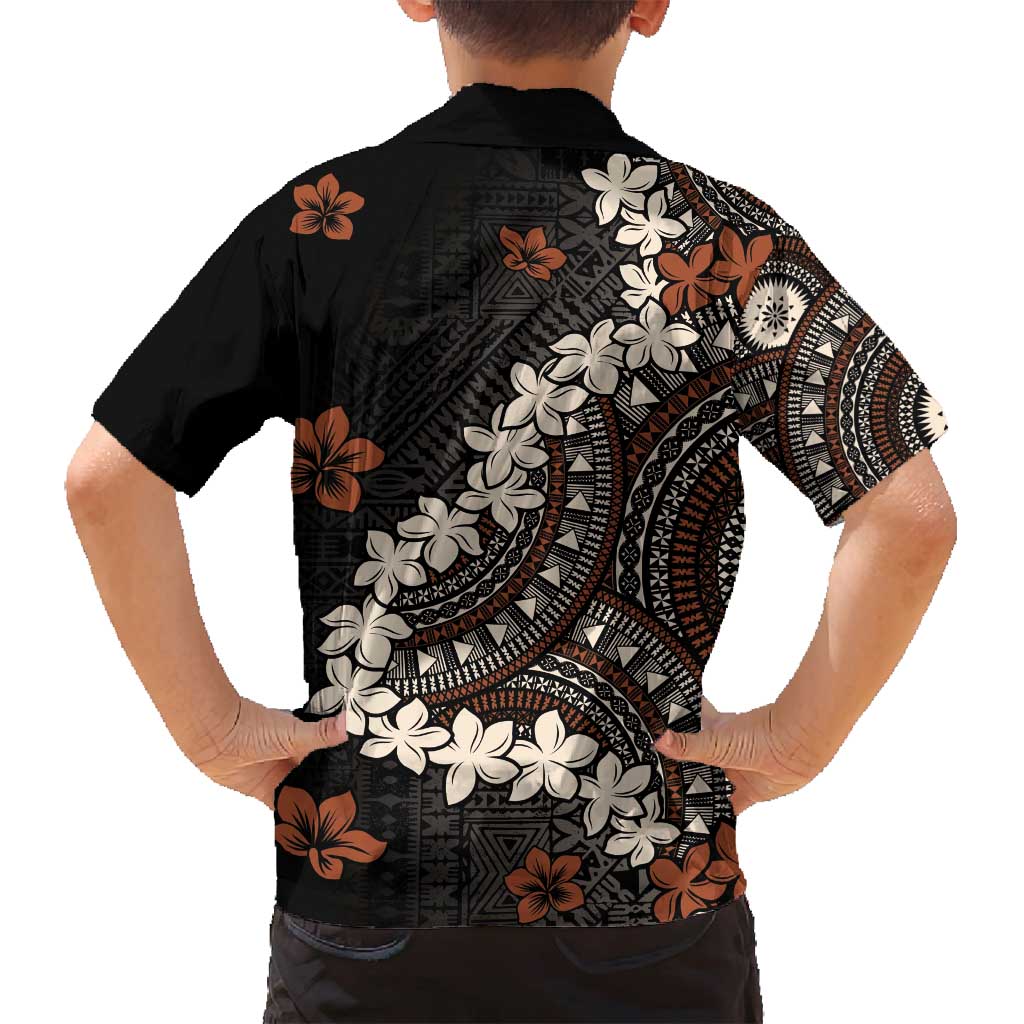 Bula Fiji Women's Day Family Matching Long Sleeve Bodycon Dress and Hawaiian Shirt Classic Masi Tapa