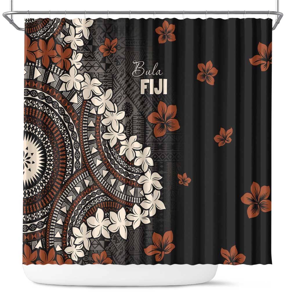 Bula Fiji Women's Day Shower Curtain Classic Masi Tapa