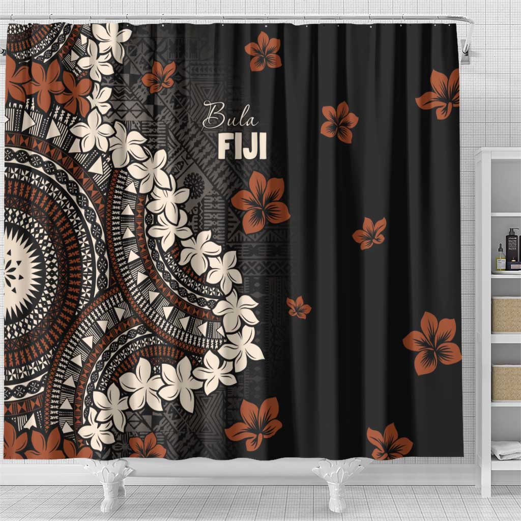 Bula Fiji Women's Day Shower Curtain Classic Masi Tapa