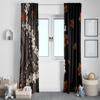 Bula Fiji Women's Day Window Curtain Classic Masi Tapa LT7 - Polynesian Pride