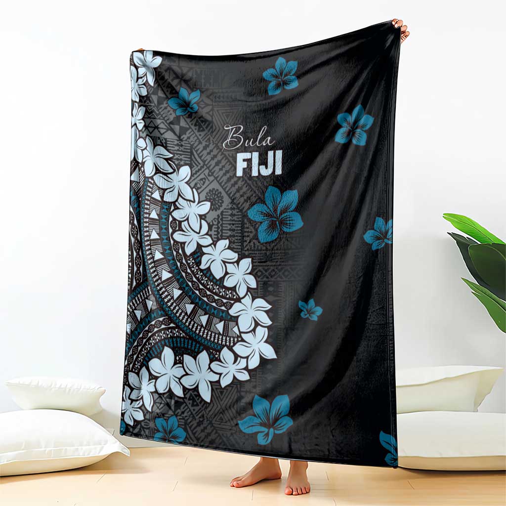 Bula Fiji Women's Day Blanket Indigo Masi Tapa