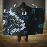 Bula Fiji Women's Day Hooded Blanket Indigo Masi Tapa