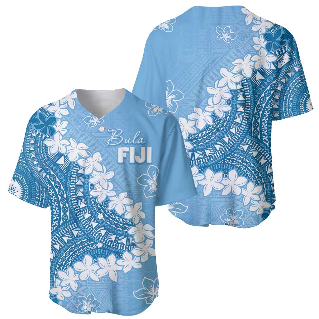 Bula Fiji Women's Day Baseball Jersey Turquoise Masi Tapa LT7 - Polynesian Pride