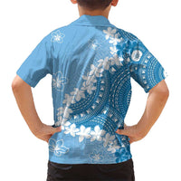 Bula Fiji Women's Day Hawaiian Shirt Turquoise Masi Tapa