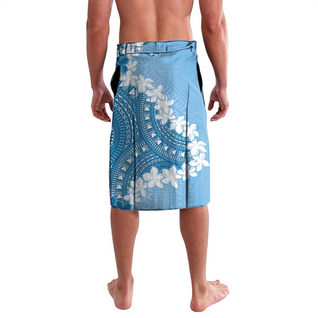 Bula Fiji Women's Day Lavalava Turquoise Masi Tapa