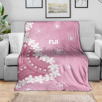 Bula Fiji Women's Day Blanket Pink Masi Tapa