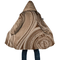 Bula Fiji Vintage Tapa Cloak Kaivity Masi Wave Motifs - Mocha