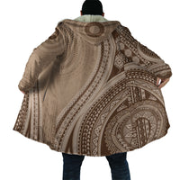 Bula Fiji Vintage Tapa Cloak Kaivity Masi Wave Motifs - Mocha