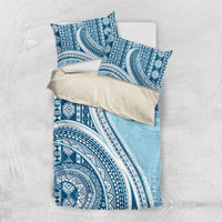 Bula Fiji Vintage Tapa Bedding Set Kaivity Masi Wave Motifs - Turquoise