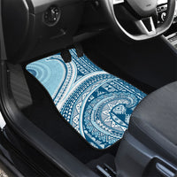 Bula Fiji Vintage Tapa Car Mats Kaivity Masi Wave Motifs - Turquoise LT7 - Polynesian Pride