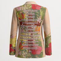 Mahalo Hawaii - Ka Pule a ka Haku Blazer Tropical Flowers LT7 - Polynesian Pride