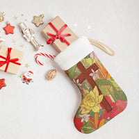Mahalo Hawaii - Ka Pule a ka Haku Christmas Stocking Tropical Flowers LT7 - Polynesian Pride