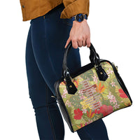 Mahalo Hawaii - Ka Pule a ka Haku Shoulder Handbag Tropical Flowers LT7 - Polynesian Pride