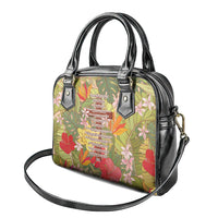 Mahalo Hawaii - Ka Pule a ka Haku Shoulder Handbag Tropical Flowers LT7 - Polynesian Pride