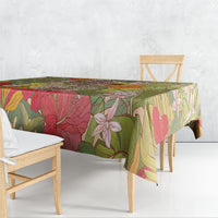 Mahalo Hawaii - Ka Pule a ka Haku Tablecloth Tropical Flowers LT7 - Polynesian Pride