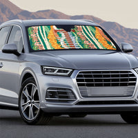 Mahalo Hawaii - Ka Pule a ka Haku Auto Sun Shade Mixed Lei LT7 - Polynesian Pride