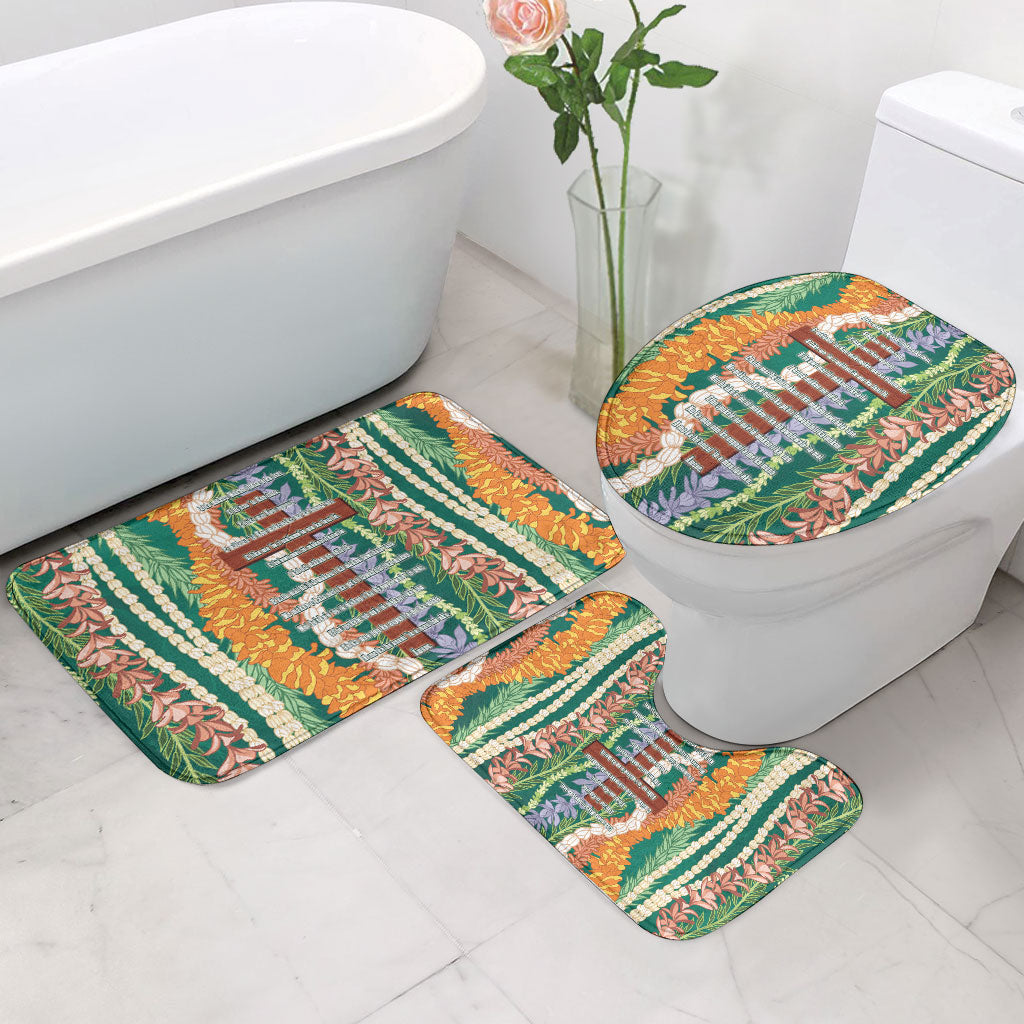 Mahalo Hawaii - Ka Pule a ka Haku Bathroom Set Mixed Lei LT7 - Polynesian Pride