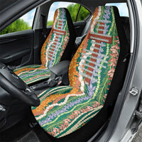 Mahalo Hawaii - Ka Pule a ka Haku Car Seat Cover Mixed Lei LT7 - Polynesian Pride