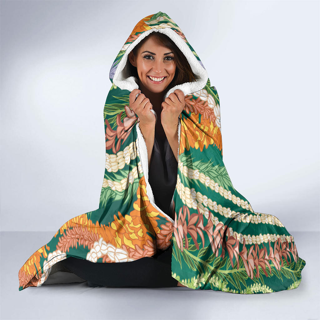 Mahalo Hawaii - Ka Pule a ka Haku Hooded Blanket Mixed Lei LT7 - Polynesian Pride