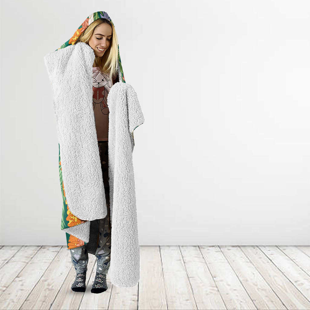 Mahalo Hawaii - Ka Pule a ka Haku Hooded Blanket Mixed Lei LT7 - Polynesian Pride