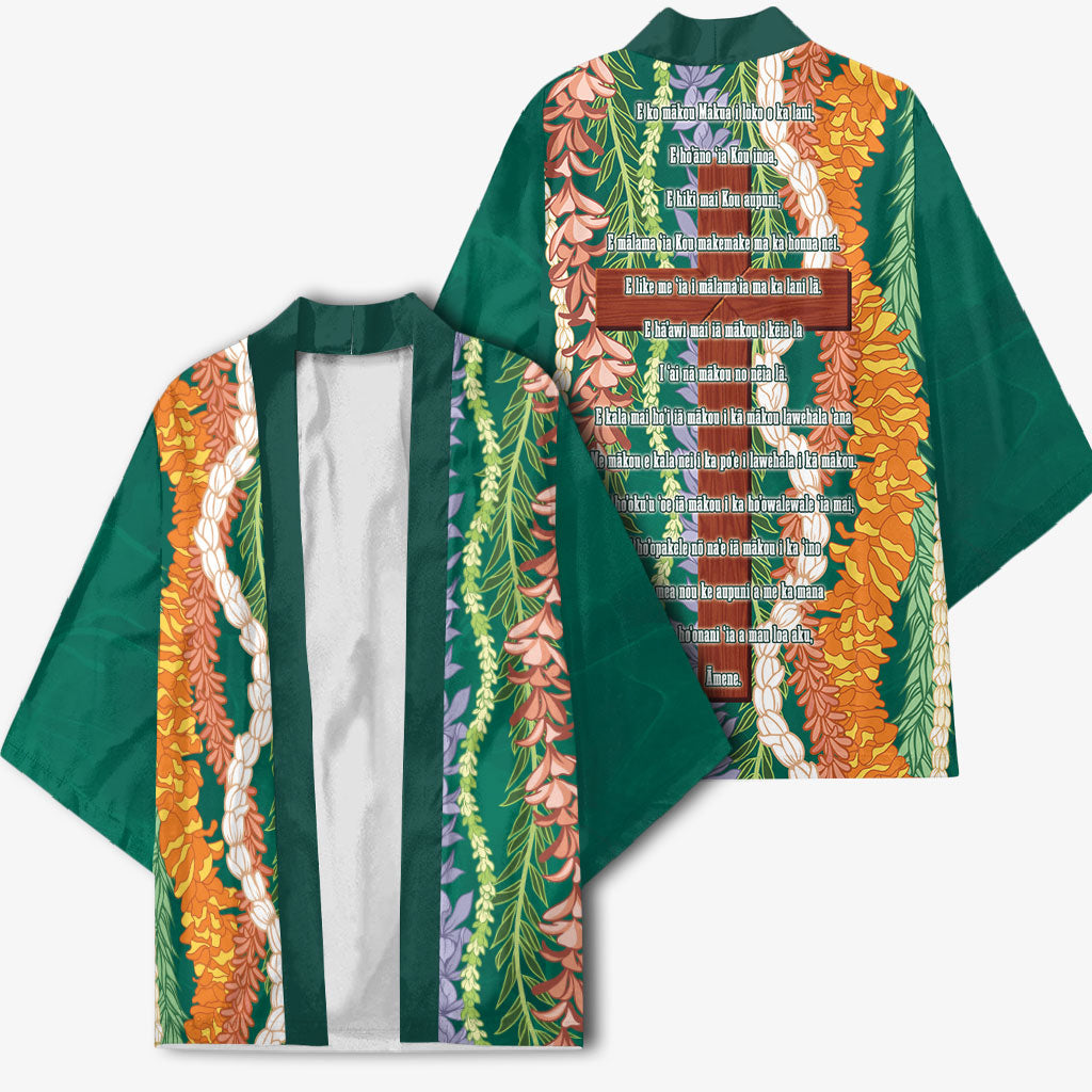 Mahalo Hawaii - Ka Pule a ka Haku Kimono Mixed Lei LT7 - Polynesian Pride