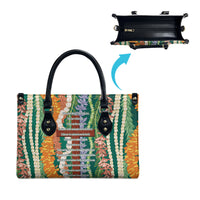 Mahalo Hawaii - Ka Pule a ka Haku Leather Bag Mixed Lei LT7 - Polynesian Pride