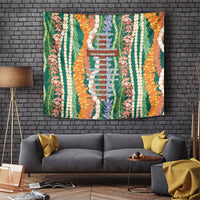 Mahalo Hawaii - Ka Pule a ka Haku Tapestry Mixed Lei LT7 Sage Green - Polynesian Pride